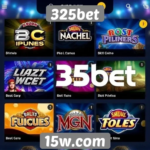 Análise de jogos disponíveis no site 325bet