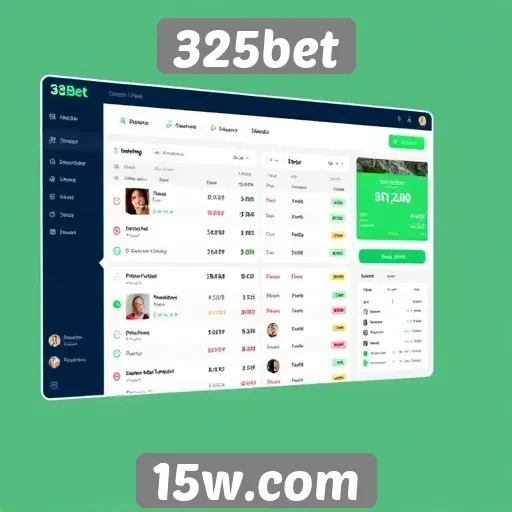 Interface e experiência do usuário no site 325bet